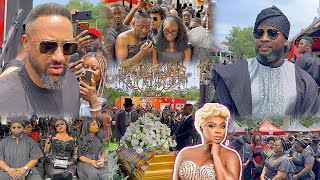 😭Actor Majid Michel,Juliet Ibrahim,Sonnie Badu Storms Actres Beverly Afaglo Funeral+Burial in Accra