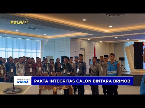 POLDA BENGKULU LAKSANAKAN PENANDATANGANAN FAKTA INTEGRITAS CALON BINTARA BRIMOB T.A 2026