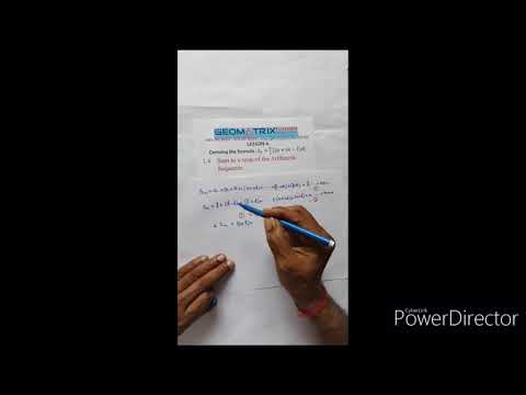 Geomatrix: Grade 12 Maths - Arithmetic Sequence Lesson Four