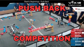 VERY FIRST MATCH OF PUSHBACK!