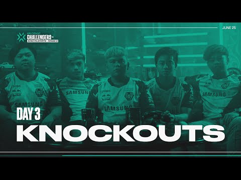 [FIL] 2022 VCT Stage 2 - Challengers APAC - Knockouts Day 3