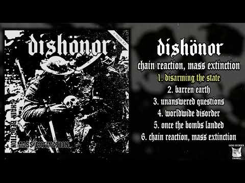 Dishönor - Chain Reaction, Mass Extinction 10" mLP FULL EP (2024 - D-Beat / Crust Punk)