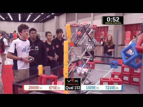 2015 VRC Arts Q153 - 2900B 675E vs 1509E 7210E - 37 to 41 - VEX Worlds 2015 - Arts Division