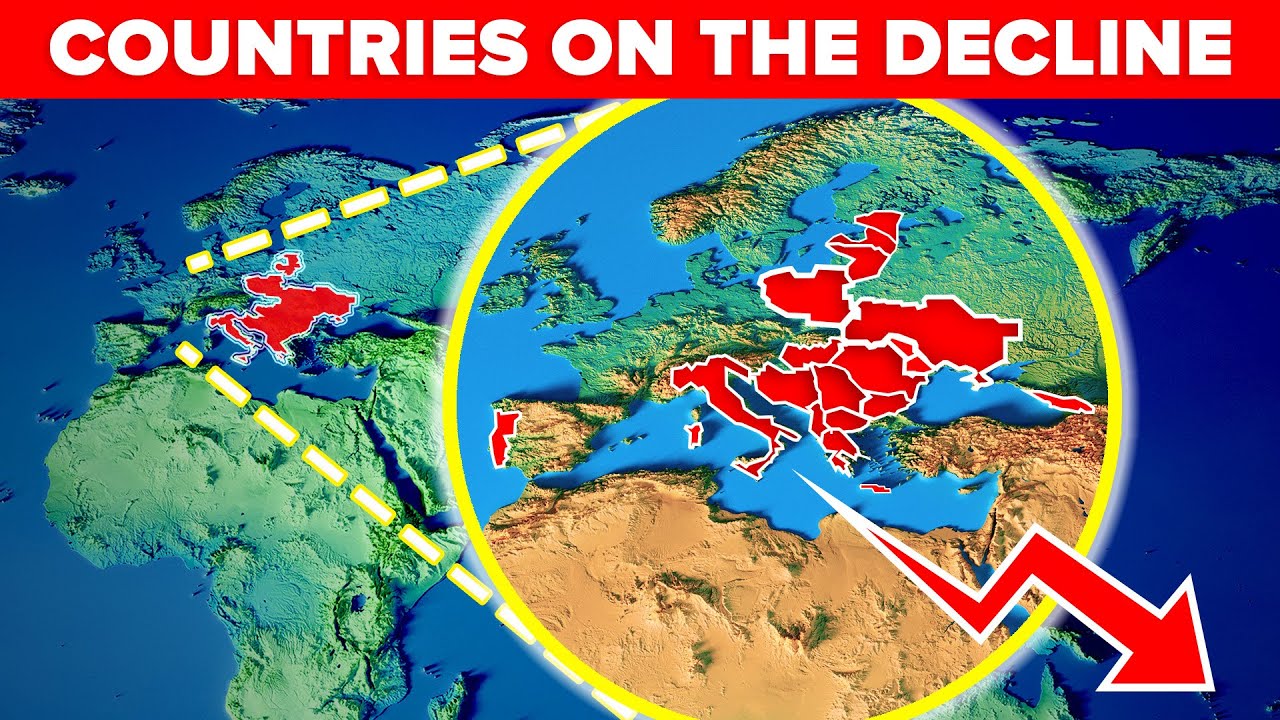 What is happening to the population of Europe?