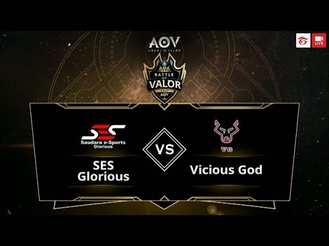 [Garena AOV Indonesia] BOV Quarter Final SES Glorious (2) vs (0) Vicious God