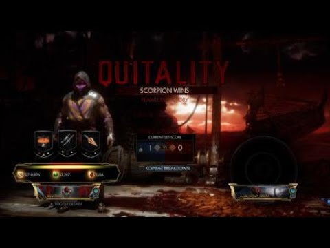 Mortal Kombat 11 people hate scorpion (warning very bloody!!!)