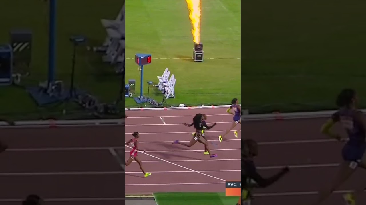 GABBY THOMAS 💨 11.01 to win the women's 100m in Nairobi #ContinentalGoldTour