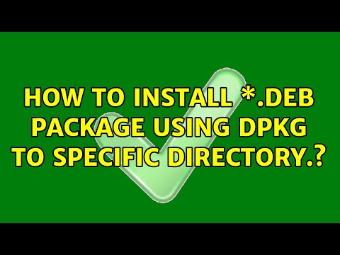 Install Deb To Specific Directory