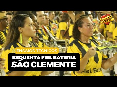Carnaval 2022 | Ensaios Técnicos | Super Esquenta Fiel Bateria São Clemente Mestre Caliquinho