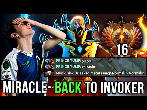 Miracle- FIRST TIME Invoker in New MMR Season,  Road to TOP 1 Rank vs Trashtalker - 7.17 Dota 2