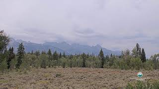 Grand Teton Range from Craig Thomas Discovery Center (Moose) - Moose, WY
