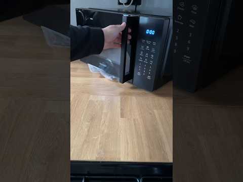 Unbox my new microwave with me 📦 #shorts #asmr #unboxing #microwave #hisense #kitchenappliances