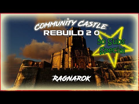 Community Center In The Ragnarok Castle - Rebuild 2.0 - Ark survival evolved SE3 EP28