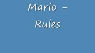 Mario - Rules ( Hot New R&amp;B 2010)