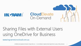 Sharing Files with External Users using OneDrive for Business