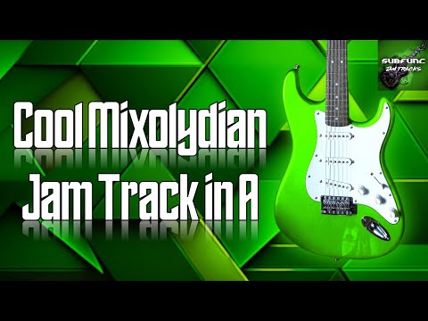 Cool Mixolydian Jam Track in A 🎸 Guitar Backing Track