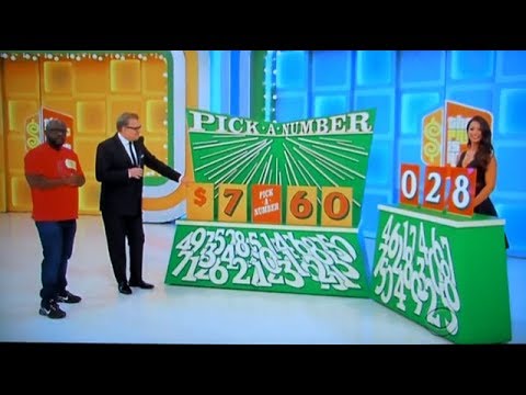 The Price is Right - Pick A Number - 1/17/2018