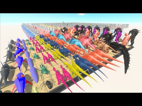 Color Strongest Animal Championship - Animal Revolt Battle Simulator