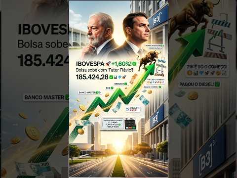 FLÁVIO NA FRENTE DE LULA? 🗳️ O impacto da nova pesquisa na Bolsa hoje!