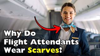 Why Flight Attendants Always Wear Neck Scarves