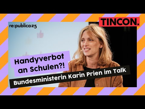 Bildungs- und Jugendministerin Karin Prien stellt sich euren Fragen I TINCON 2025