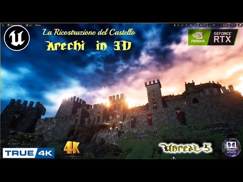 Unreal 5  - The Ancient Castle - Architettura ricostruzione longobarda