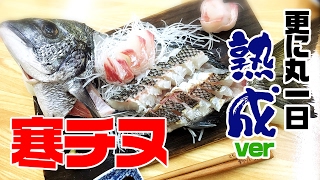 激ウマ!釣って即締め即血抜きした真冬のチヌを1日寝かせて食べてみた!
