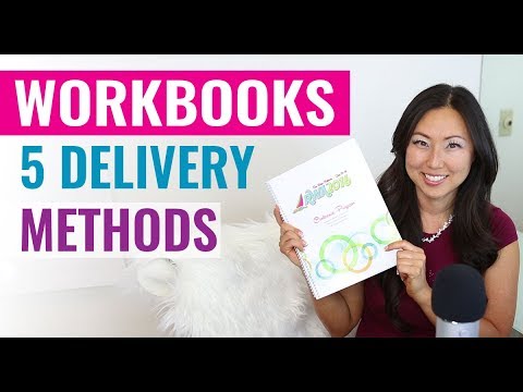 5 Ways to Deliver Workbooks at a Live Event // Course Creator Workbook Delivery Methods