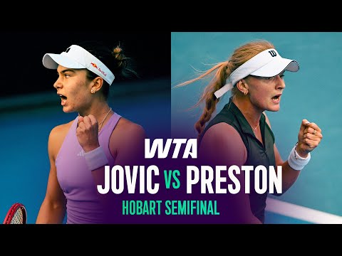 Taylah Preston vs. Iva Jovic-Match | 2026 Hobart Semifinals | WTA Match Highlights