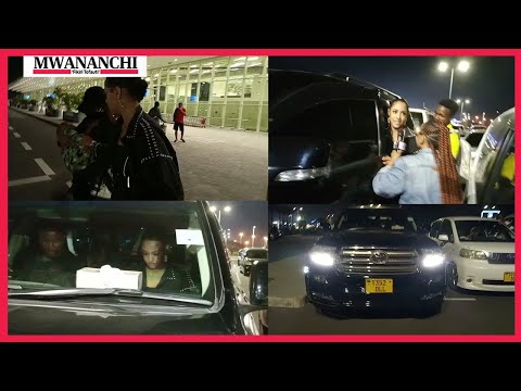 VIDEO: Tanasha land in Tanzania to visit Diamond Platnumz