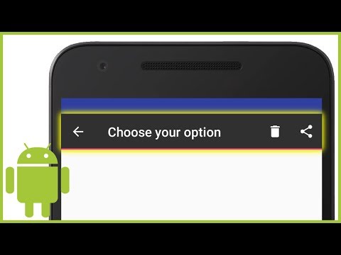 Contextual Action Mode Android Studio Tutorial
