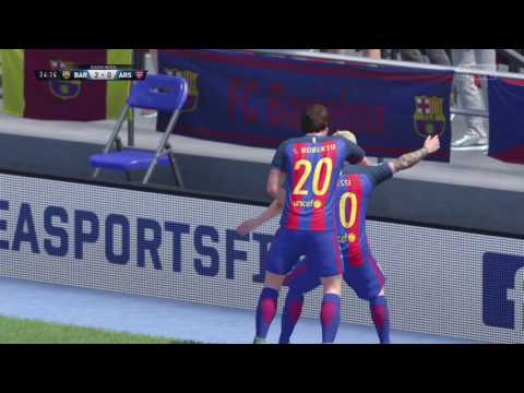 ROAD TO DIVISION 1 PART 31 - BARCELONA VS ARSENAL - FIFA 17 Online Seasons Gameplay
