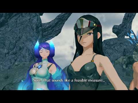 Xenoblade Chronicles 2 Swimsuit Edition Cutscene 090 - Stopping the Titan Weapon