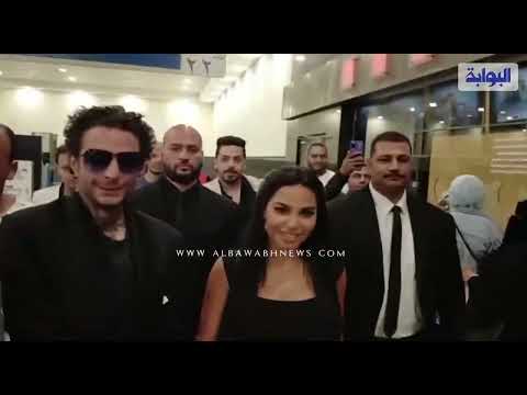 انفعال احمد الفيشاوي علي المصورين في العرض الخاص لفيلم رهبة بس يا حبيبي اتكل علي الله