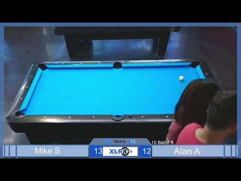 XLR8 Showdown Match - Mike Sauer vs Alan Armijo - 10 Ball Race to 13