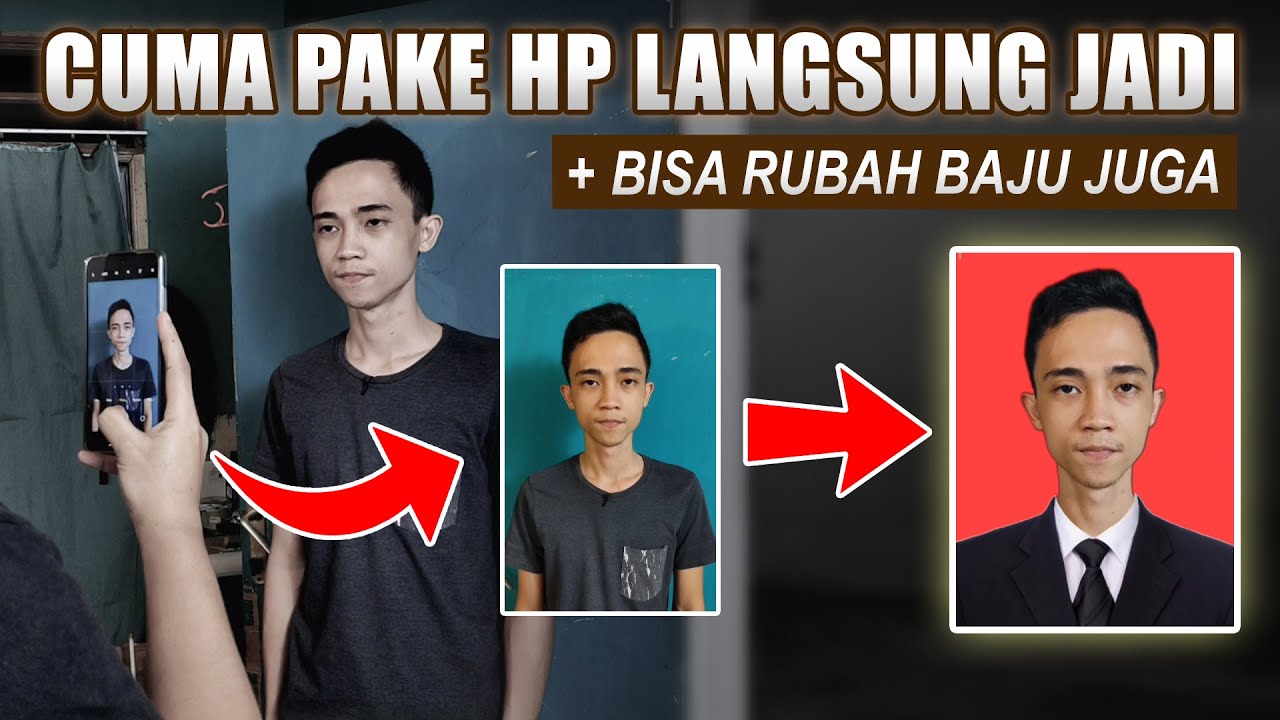 Sekarang Bikin Pas Foto CUMA PAKE HP AJA ‼️ | (Cara Membuat Pas Foto di HP)