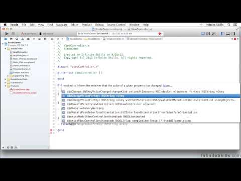 Objective-C Programming Tutorial | Editing Code - Advanced Features