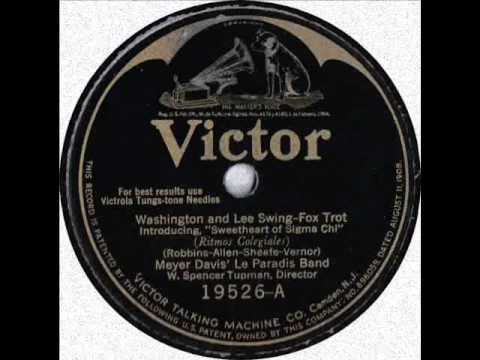 Meyer Davis Le Paradis Band Washington and Lee Swing