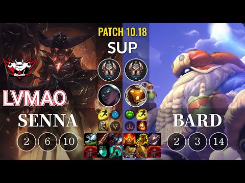 JDG LvMao Senna vs Bard Sup - KR Patch 10.18
