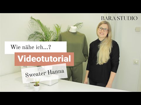 Videotutorial Sweater | Näh dir deine Kleidung einfach selbst | Nähen für Anfänger