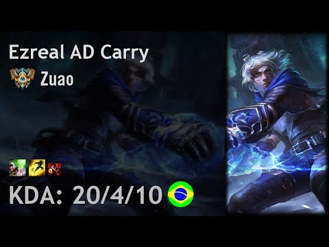 Ezreal AD Carry vs Xayah - Zuao - BR Challenger Patch 7.13