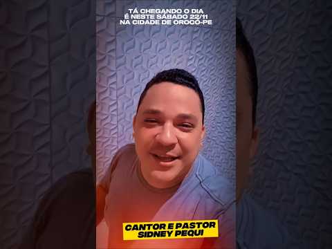📣 ATENÇÃO OROCÓ – PE!É neste SÁBADO, 22 de NOVEMBRO, às 19hna Igreja Firmamento da Palavra de Deus!