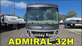 2016 Holiday Rambler ADMIRAL 32H