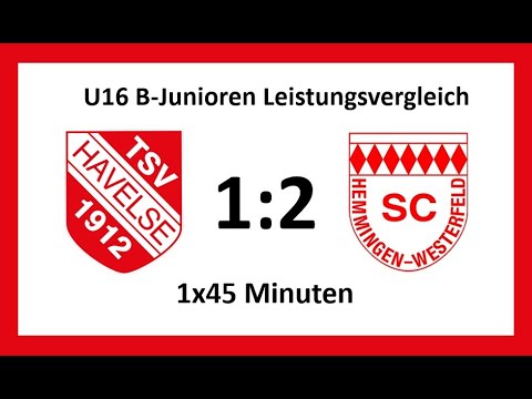 TSV Havelse U16 - SC Hemmingen-Westerfeld 1:2 (1x45min)
