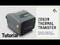 Zebra ZD620T How To: Install and Use the Cutter Option