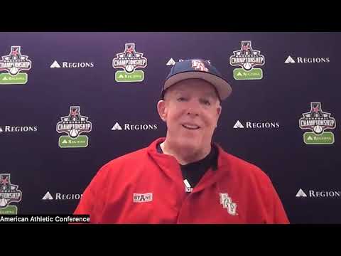 FAU POSTGAME: Owls' HC John McCormack after FAU's 8-6 win over Rice to stay alive in the AAC Tourney