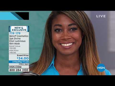 Skinn Cosmetics 2pack Divine Elixir Luminous Skin Mask