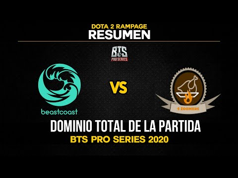 BEASTCOAST vs 4 ZOOMERS - [GAME 2] - ¡¡ Dominio Total del juego !! - BTS Pro Series Season 2 Dota 2.