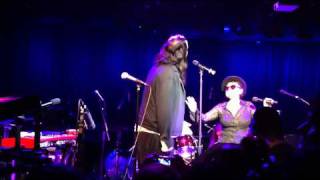 Yoko Ono / Antony Hegarty - a touching moment - Le Poisson Rouge, 3-29-11, Benefit for Japan