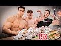 15 Döner in 15 Minuten!?🌮 9000 Kcal Challenge